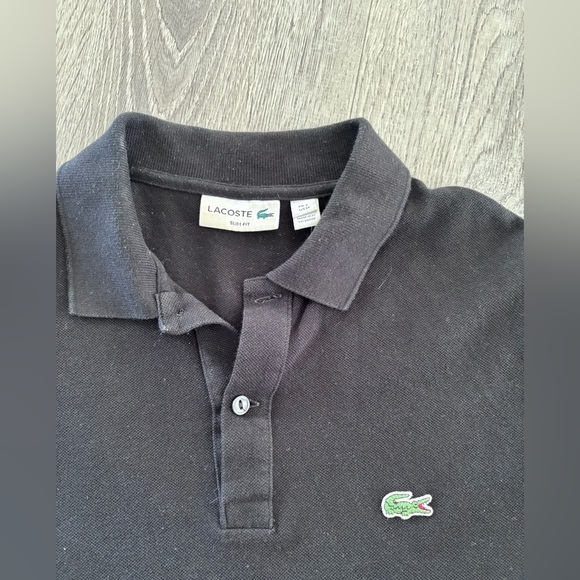 Lacoste Men's Polo Shirt in Black - Picture 2 of 3